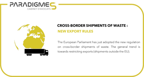 Cross-border shipments of waste: new export rules