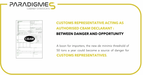 Customs representative acting as authorised CBAM declarant: between danger and opportunity